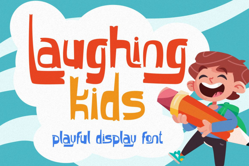 laughing-kids-playful-display-font