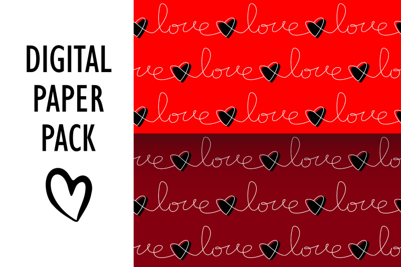 love-handwriting-word-seamless-patterns-digital-paper-pack