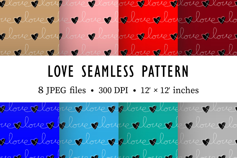 love-handwriting-word-seamless-patterns-digital-paper-pack