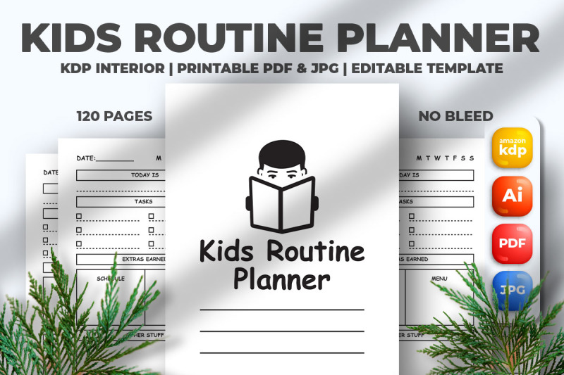 kids-routine-planner-kdp-interior