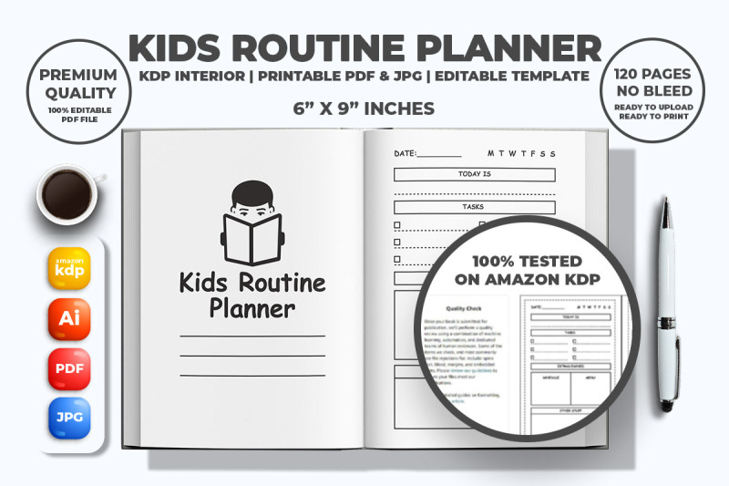 kids-routine-planner-kdp-interior