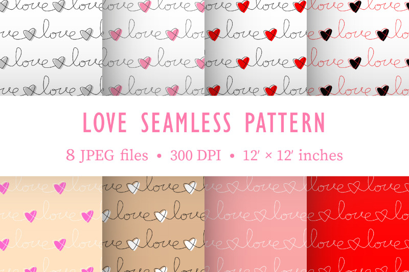 love-handwriting-word-seamless-patterns-digital-paper-pack