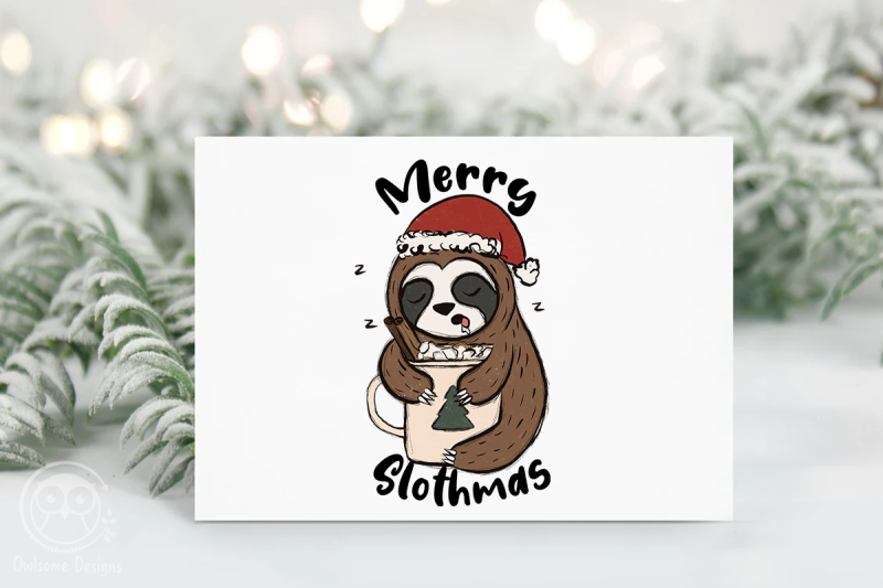 sloth-christmas-sublimation