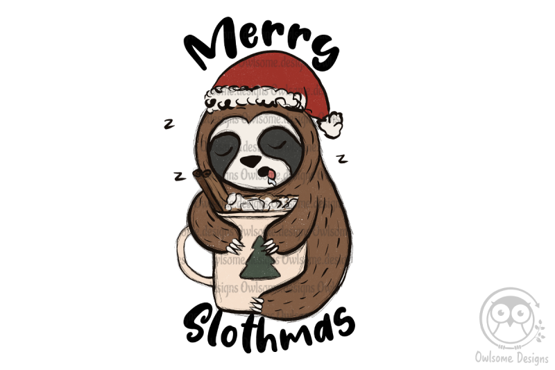 sloth-christmas-sublimation