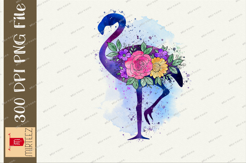 galaxy-floral-flamingo-love-nature