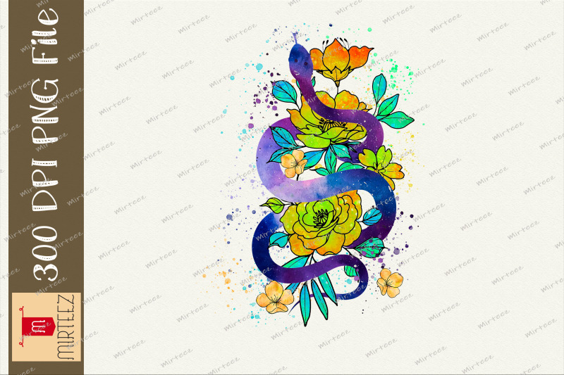 galaxy-floral-snake-sublimation