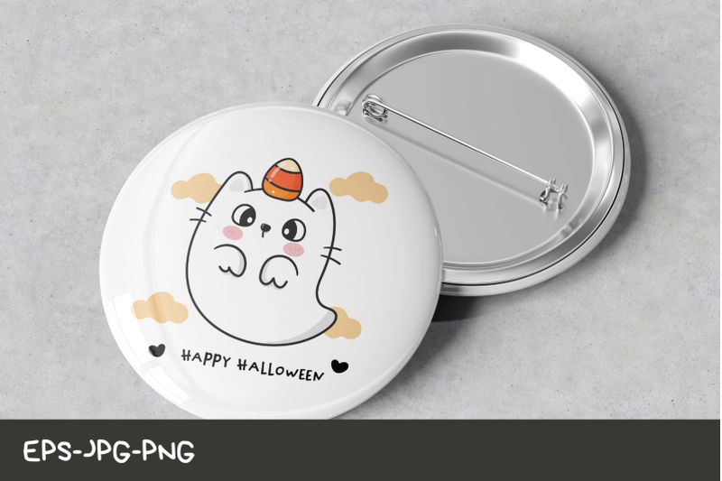 halloween-ghost-cat-cute-kawaii-halloween-clipart-cartoon