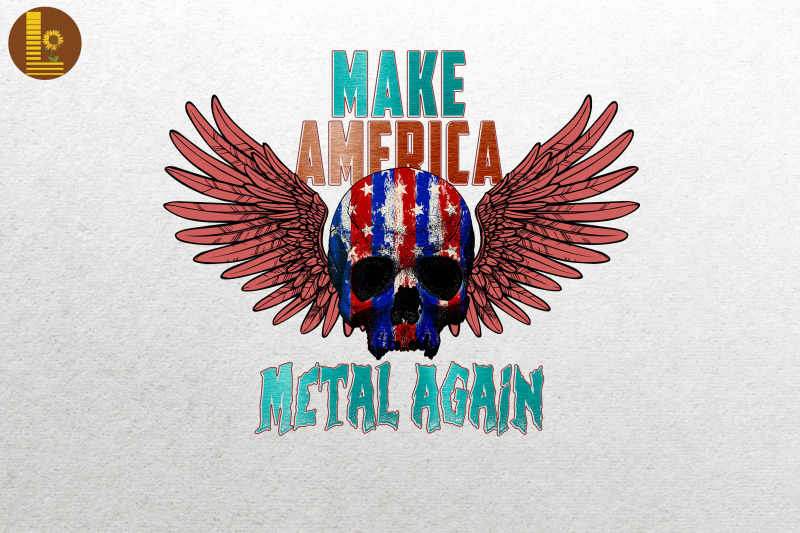 make-america-metal-again-skull-vintage