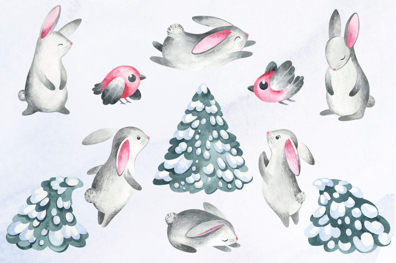 bunny-039-s-christmas-watercolor-set
