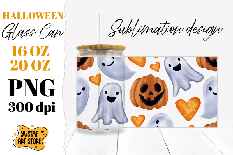 halloween-glass-can-sublimation-bundle-10-hand-painted-png