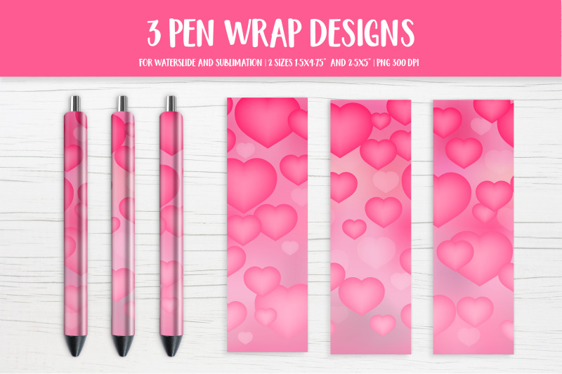 pink-hearts-pen-wrap-template-sublimation-or-waterslide