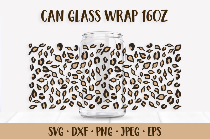 fall-leopard-can-glass-wrap-svg-autumn-leaves-glass-can