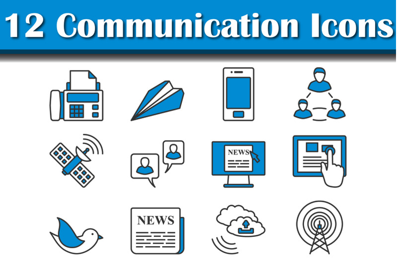 communication-icon-set