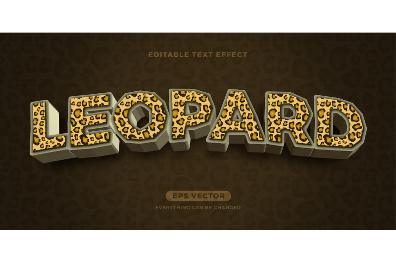leopard-text-effect