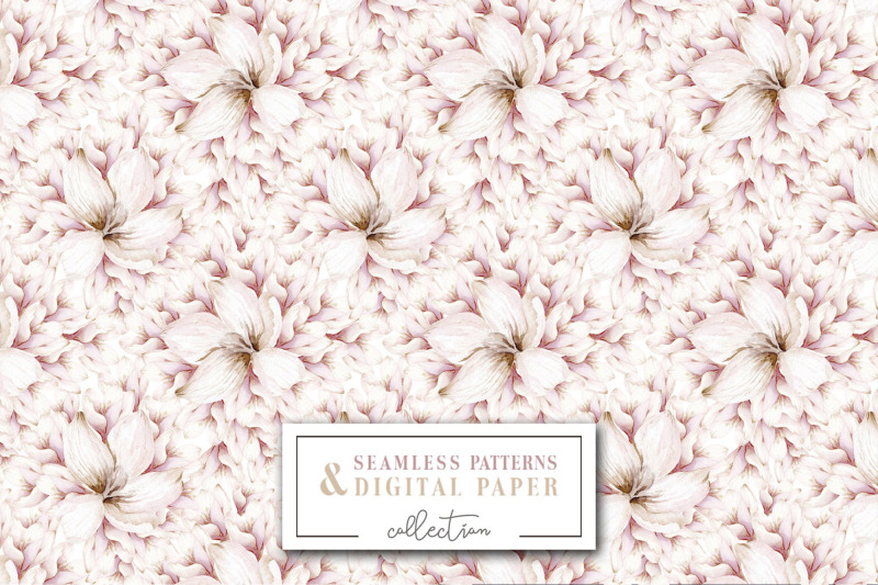 watercolor-blossom-flowers-pattern-scrapbook-digital-paper