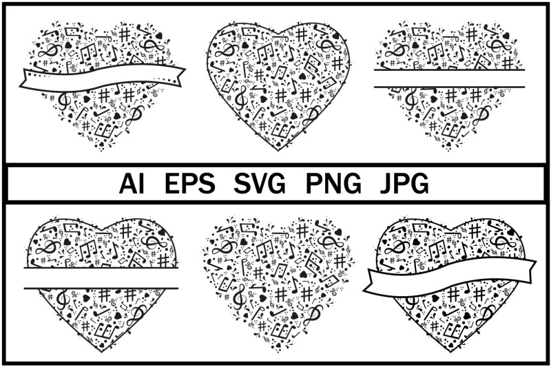 heart-template-with-notes-in-svg-format-cutting-file