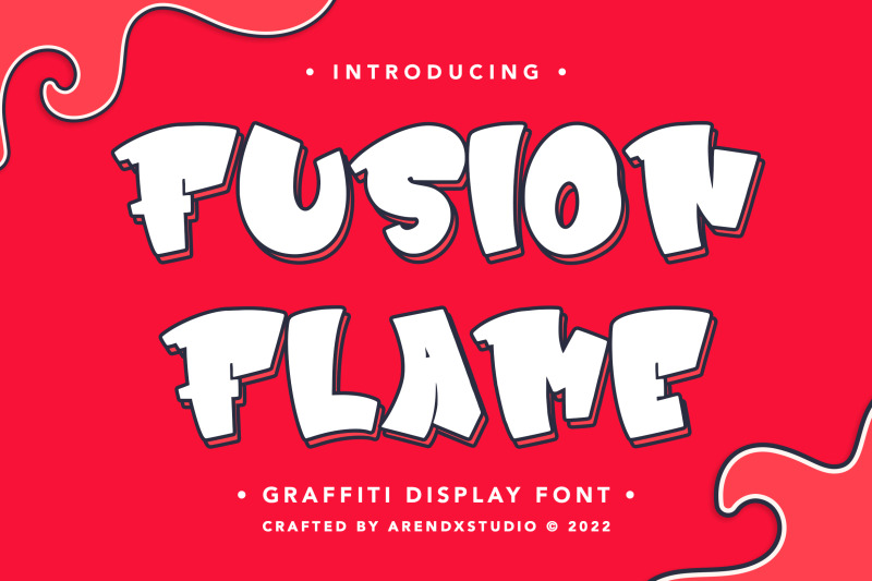 fusion-flame-graffiti-display-font