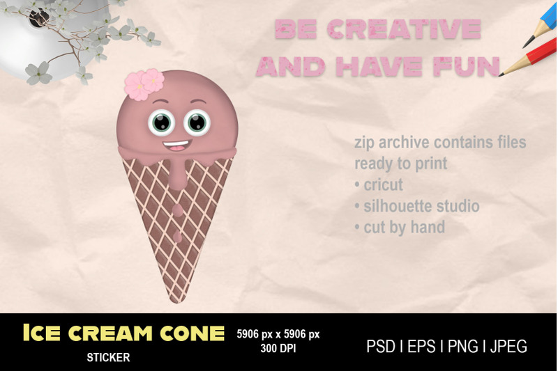 sweet-dessert-ice-cream-cone-character