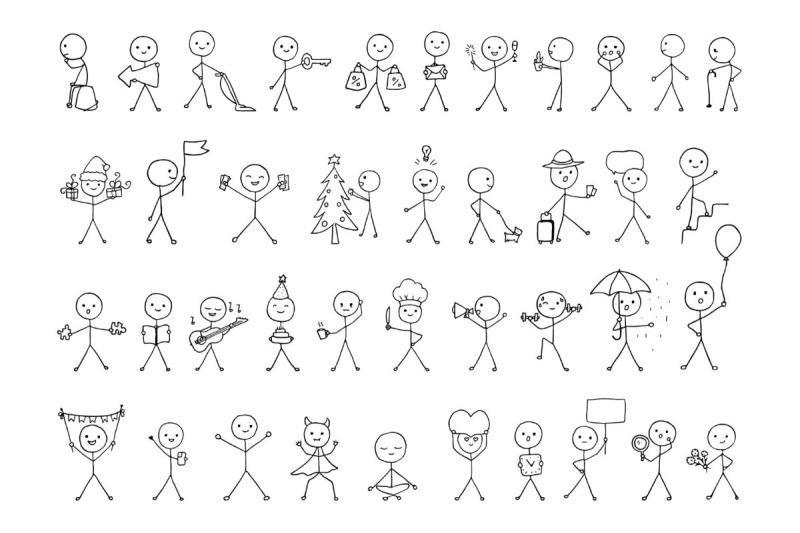 40-hand-drawn-drawings-of-the-stick-man