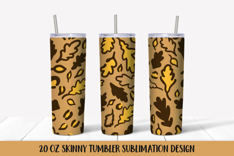 autumn-leaves-leopard-print-tumbler-wrap-sublimation