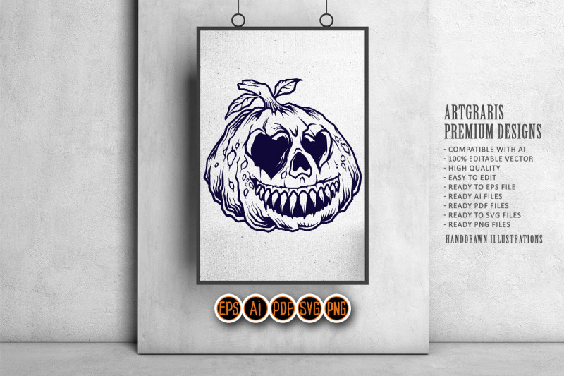 scary-zombie-pumpkin-carving-silhouette-svg