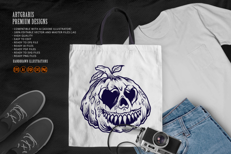 scary-zombie-pumpkin-carving-silhouette-svg