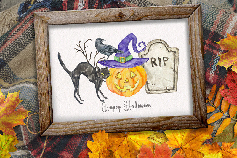 watercolor-spooky-halloween-clipart