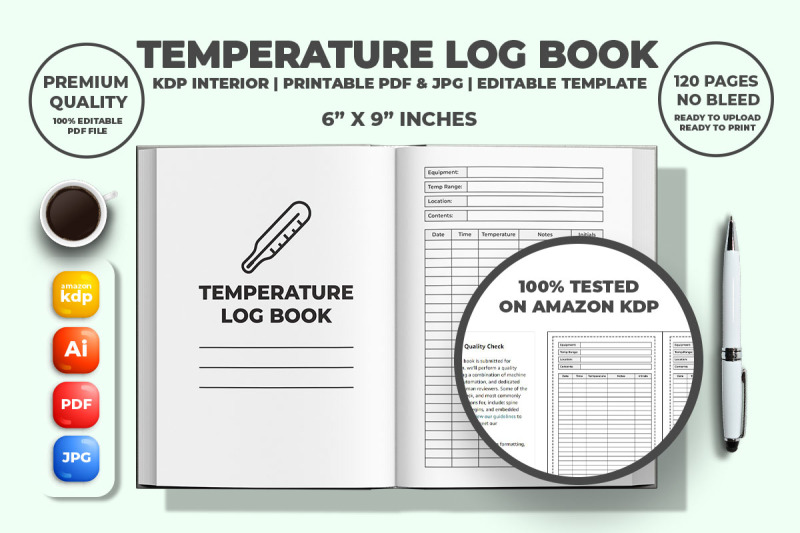 temperature-log-book-kdp-interior