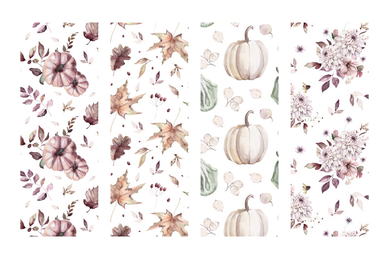 tender-autumn-watercolor-seamless-patterns