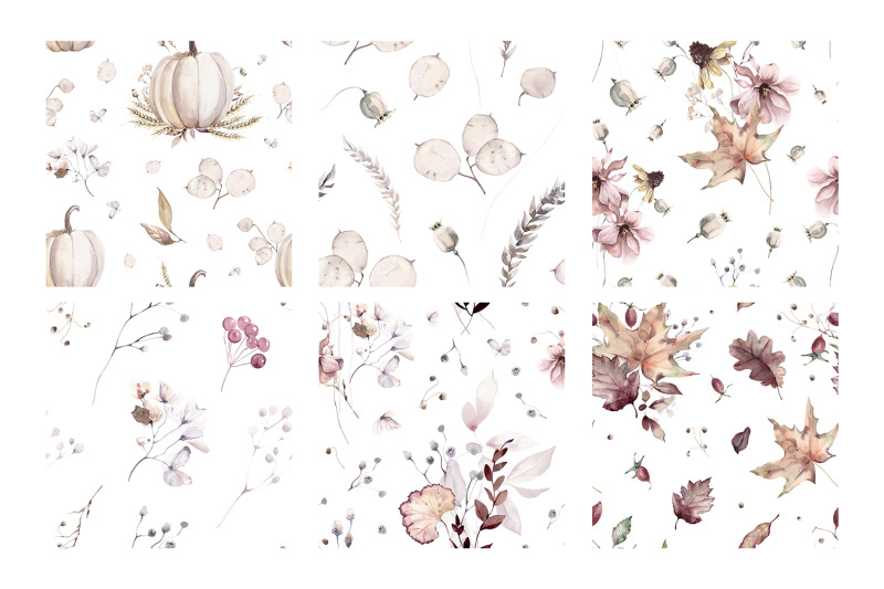 tender-autumn-watercolor-seamless-patterns