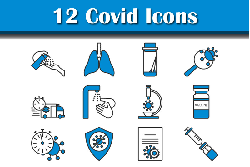 covid-icon-set