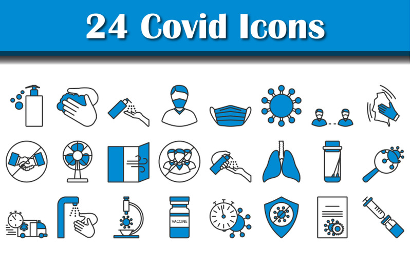 covid-icon-set