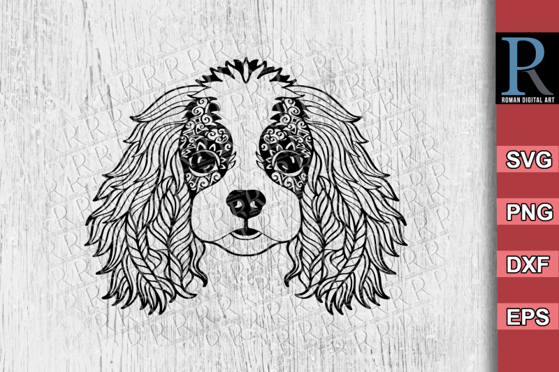 cavalier-king-charles-spaniel-mandala-svg-file-cricut-design