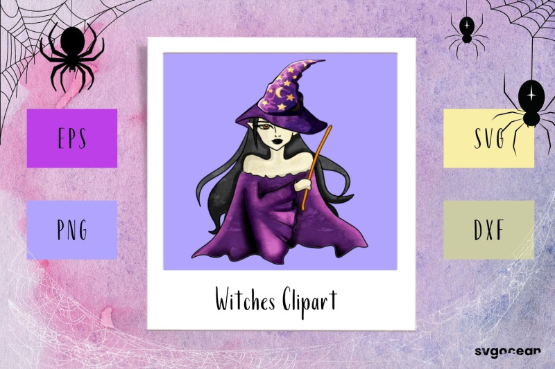 witch-clipart-svg-bundle