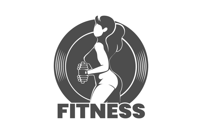 fitness-logo-emblem-with-woman-holds-dumbbell
