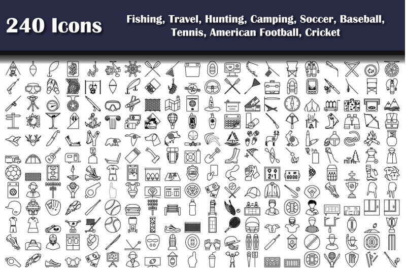 fishing-travel-hunting-camping-sport-icon-set