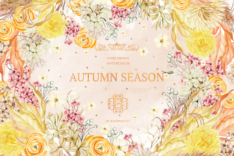 hand-drawn-watercolor-autumn-season