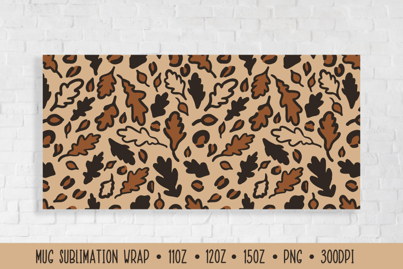 oak-leaves-mug-sublimation-wrap-fall-leopard-print-mug