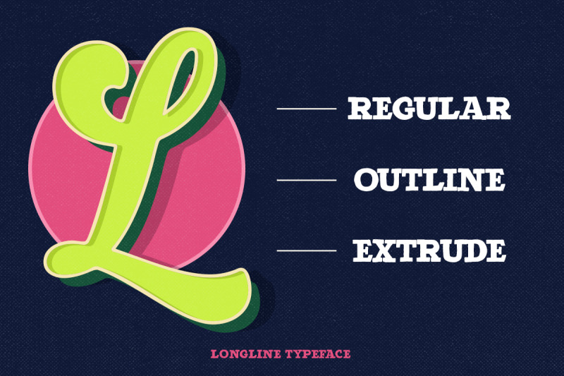 longline-retro-bold-script