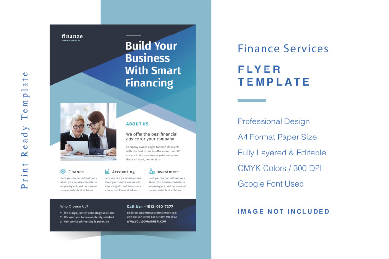finance-services-flyer-template