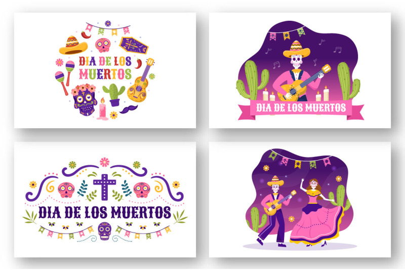 10-dia-de-los-muertos-or-day-of-the-dead-illustration