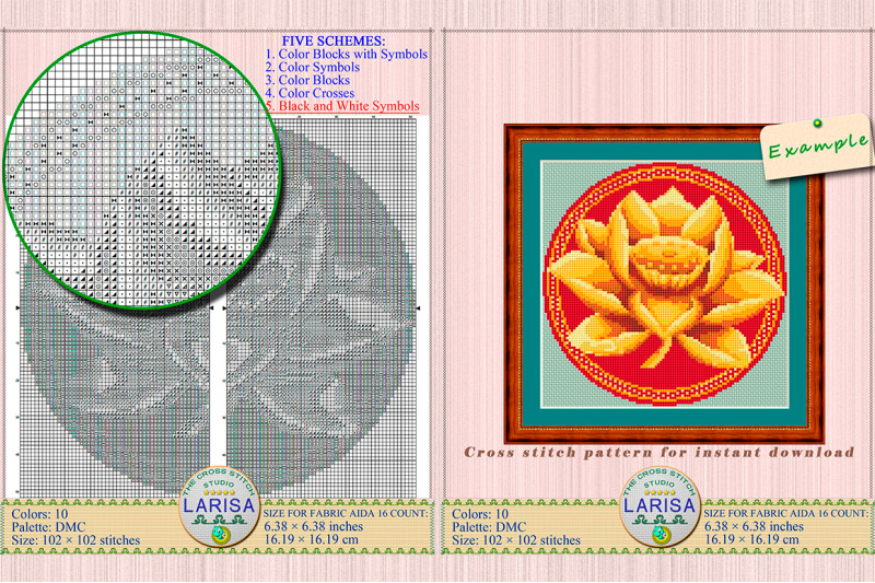 lotus-flower-cross-stitch-pattern-sacred-lotus