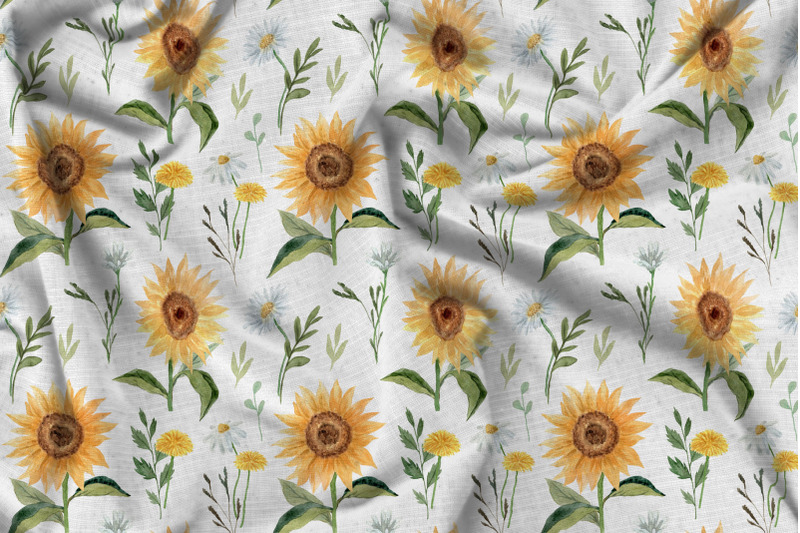 watercolor-sunflowers-flowers-collection-floral-cliparts-and-patterns