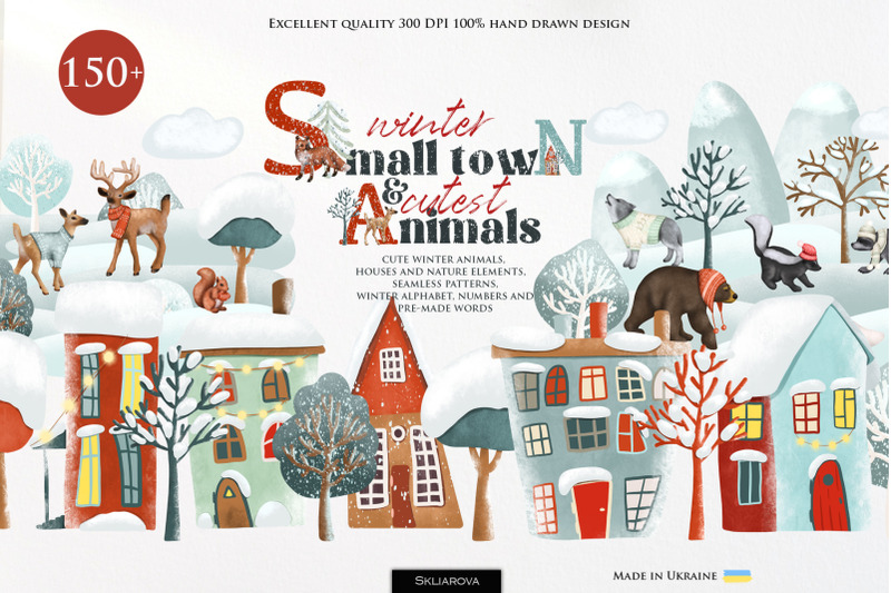 winter-small-town-and-cutest-animals