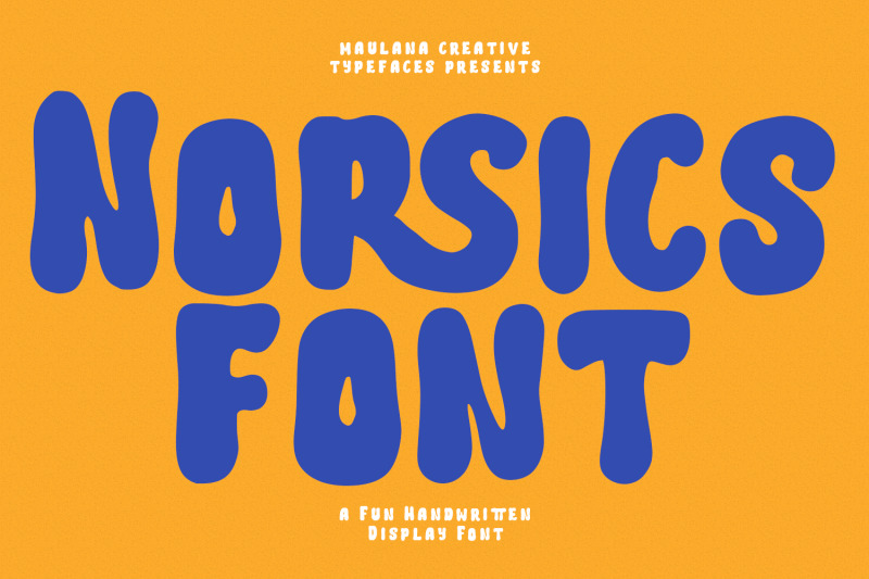 norsics-handwritten-sans-display-font