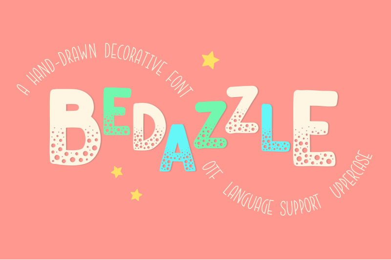 bedazzle-display-font