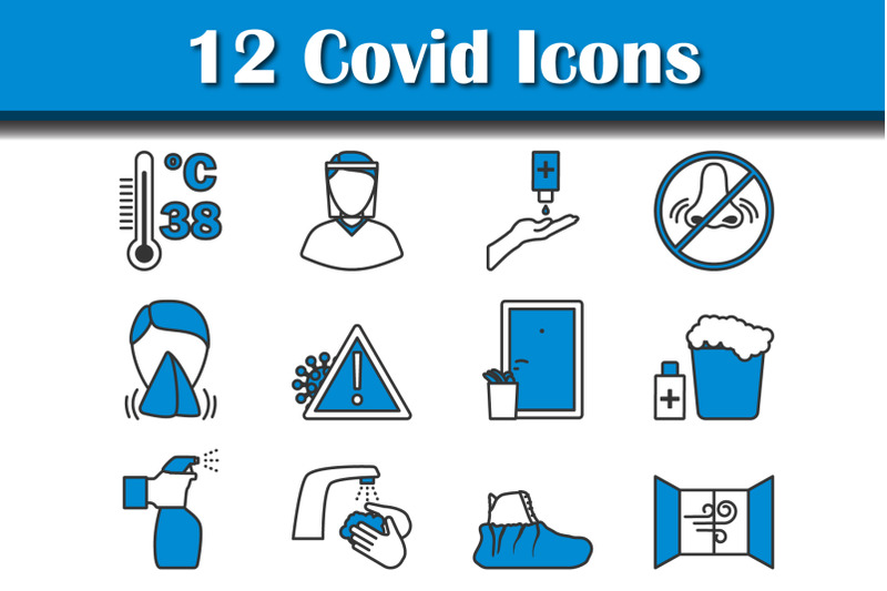 covid-icon-set