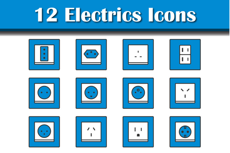 electrics-icon-set