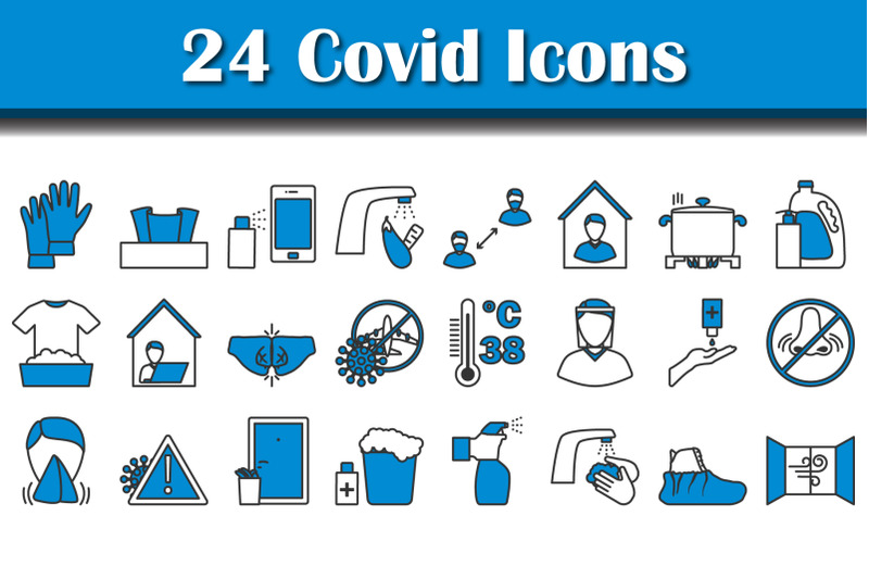 covid-icon-set