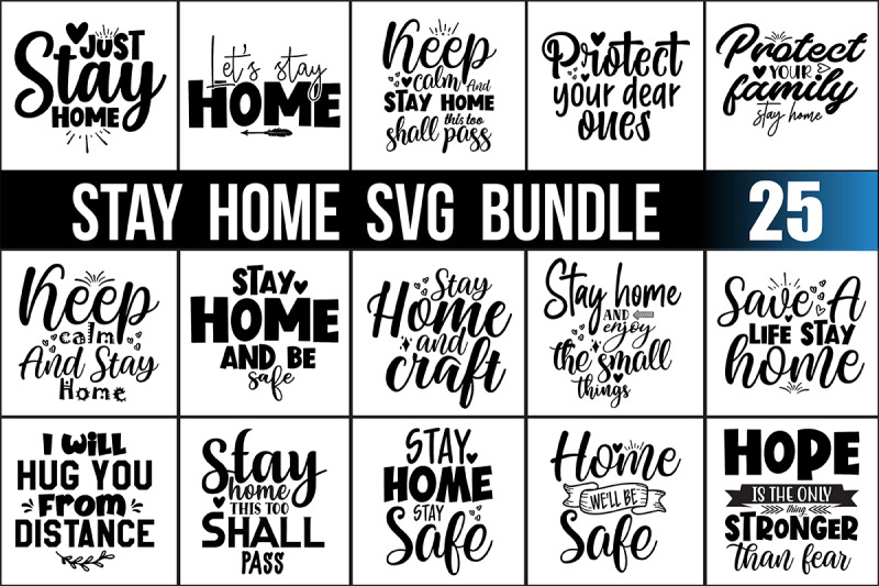 stay-home-svg-bundle